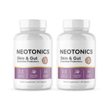 2 Pack Neotonics Skin and Gut Essential, Neotonics Skin & Gut, Neotonics Advanced Formula Skin Gut, Neotonics Review Neo Tonics Skin and Gut Health Supplement Pills, Neotronics (120 Caps)