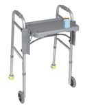 Drive Medical 10125 Walker Tray with Cup Holders, Gray