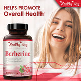 HealthyWay Berberine 500mg 180 Capsules