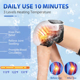 Ouvby Knee Massager-Vibrating Massage, Portable and Convenient