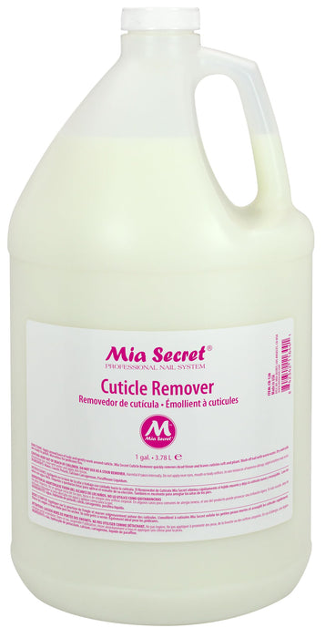 Mia Secret Cuticle Softener & Remover - Quick Easy Safe - Removes Cuticles Safely and Softens The Edge - Excellent for Manicures and Pedicures (1 Gallon)