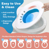 Electric Sitz Bath, Sitz Bath for Hemorrhoids, Sitz Bath for Toilet Seat, Postpartum Care, Perineum Relief - Collapsible, Wide Seat, Deeper Bowl - Use w/Sitz Bath Salt