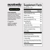 Neutonic | Productivity Energy Drink | Boost Focus and Energy - Sugar Free - Science Backed Formula | 355 ML (12 cans) - Wild Citrus