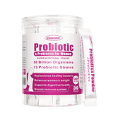 Probiotics for Women Digestive Health, 50 Billion CFU, 13 Strains, Women's Probiotics Powder with Cranberry for Urinary & Vaginal Health, Probiotics & Prebiotics for Gut and Immune Health, 30 Bags