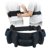 Gait Belts Transfer Belt for Seniors with Handles, MKEFMEI Gate Belt for Elderly, Walking Belt for Elderly Physical Therapy with Quick Release Buckle Anti-Slip Design Lift Belts (7 Handles)