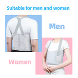 Solmyr Rib Injury Belt Chest Binder, Chest Brace Chest Compression Suppor Rib Bandage Wrap for Sternum Injuries, Sore or Bruised Ribs Support, Dislocated Ribs Protection, Pulled Muscle Pain