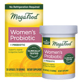 MegaFood Womens Probiotic + Prebiotic - Gluten-Free Prebiotics and Probiotics for Women, Supports Digestive Health & Regularity, Vaginal Probiotics for Healthy pH Levels, Vegetarian - 30 Capsules