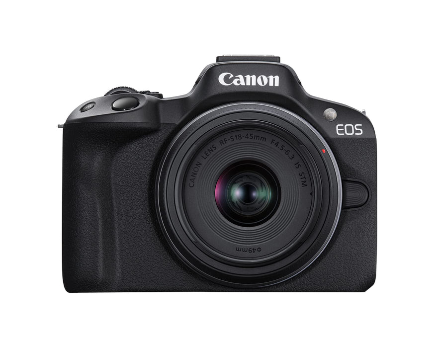 Canon EOS R50 Mirrorless Camera RF-S18-45mm F4.5-6.3 is STM Lens Kit