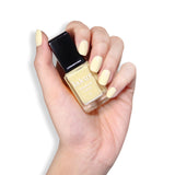 LONDONTOWN Pastel Yellow Glossy Nail Polish, Buttercup lakur, Vegan Chip-Resistant Long-Lasting Nail Lacquer, 40 fl oz