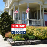 Trump 2024 Yard Sign, Trump Signs for Yard, 12" x 18" inches Double Sided with H-Metal Stake, Trump 2024 Signs for Yard, WNYTSA Yard Sign, Trump Signs, Donald Trump Yard Sign, Trump Lawn Sign