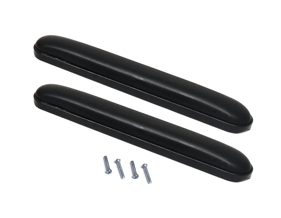 ALCO Heavy Duty FULL Length (13-7/8") Wheelchair Arm Pads, BLACK (Pair), Universal: Fits Most Medline, Drive, Invacare, E&J, Guardian, Lumex, Tuffcare, Other Full Arm Manual Wheelchairs