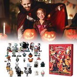 Halloween Advent Calendar 2024, Christmas Horror Figures Advent Calendar, 24Pcs Halloween Countdown Calendar with Surprise Toys, Scary Halloween Doll Collectible Figures Gift (C)