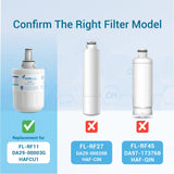 Filterlogic DA29-00003G Refrigerator Water Filter, Replacement for Samsung DA29-00003G, DA29-00003B, Aqua-Pure Plus, RFG237AARS, DA29-00003F, HAFCU1, RFG297AARS, RS22HDHPNSR, WSS-1 (Pack of 3)