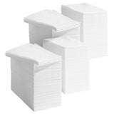 Prestee 400 Linen Feel Disposable Paper Hand Towels - White, Disposable Guest Towels, Wedding Napkins, Paper Napkins, Disposable Napkins for Guest Bathroom, Christmas Parties, Holiday Dinners & Events