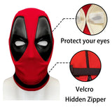 YYKULKEY Halloween Superhero DP Mask Red Hood Face Hider Mask Halloween Party Role-playing Cosplay