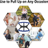 Lift Standing Aid, Portable Lift Assist - Handicap Bar Portable Lift Aid, with Non-Slip Handle, Bariatric, Disabled, Paramedic, Therapist, Nurse Elderly Liberty Lift Handle with Hooks Chair Stair.