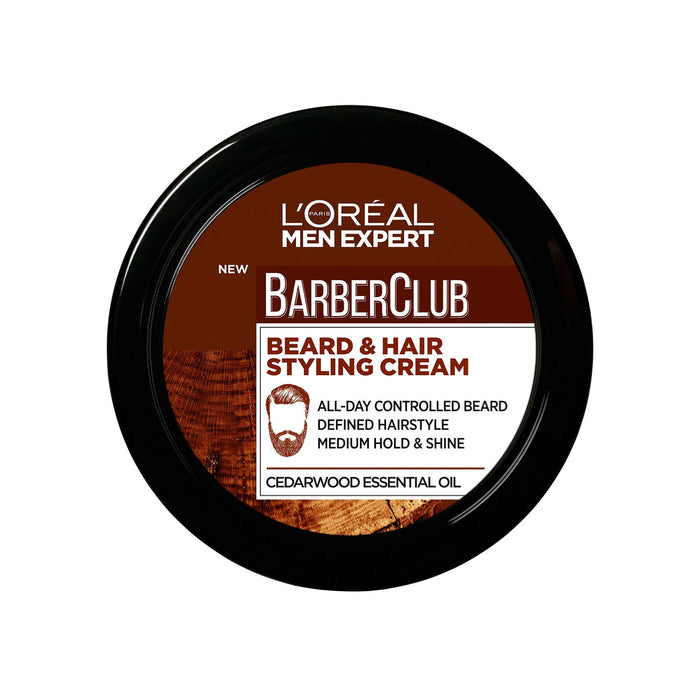 L'Oreal Men Expert Barber Club Beard & Hair Styling Cream, 75ml