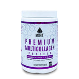 MO4T Premium Multi Collagen Powder -Type 1,2,3,5,10 -Sugar-Free, Keto-Friendly -10.58 Oz