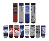 Bioworld The Office TV Show 12 Days Of Socks Dunder Mifflin Advent Calendar Set (Mens shoe size 8-12)