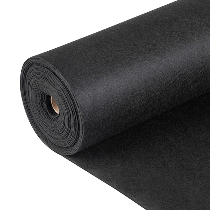 VEVOR Geotextile Landscape, 10ft x 100ft 8 oz Non-Woven PP Drainage 350N Tensile Strength & 440 N Load Capacity, for Ground Cover, Garden Fabric, French Drains, Black