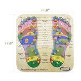 CARELAX Foot Roller Massager Tools, Reflexology Board Foot Acupuncture Mat with Pressure Point Chart, Legs Circulation Machine Anti Fatigue Sore Feet Relief Device Relaxation