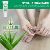 Toenail Soft Temporary Nail Softening Cream for Thick, Hard Toenails with Aloe 1 Oz with Easy Hold Toenail Clipper