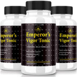 RIZE LABS Emperor's Vigor Tonic for Men, Emperor's Vigor Tonic All Natural Dietary Supplement to Improve Performance, (180 Capsules (3 Pack))