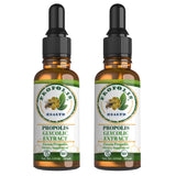 Green Propolis Extract Liquid - Brazilian Bee Propolis Extract Glycolic - 60 Days Supply - Alcohol-Free - Bee Propolis Liquid Supplement - Immune Support - Immunity Shots