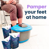 Soothing Lavender Foot Soak with Epsom Salt - Best Toenail Treatment, & Softens Calluses - Soothes Sore & Tired Feet, Foot Odor Scent, Spa Pedicure - Made in USA - 2 Pack