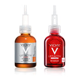 Vichy Radiance Duo - Skin Care Set with Vitamin C Serum & B3 Niacinamide Serum for Dark Spots & Wrinkles