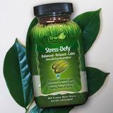 Irwin Naturals Stress-Defy - 84 Liquid Soft-Gels - Promotes Calmness & Relaxation - with Rhodiola & L-Theanine - 84 Servings