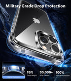 Mkeke for iPhone 16 Pro Case Clear [Not-Yellowing] [Military-Grade Drop Protection] Shockproof Protective Clear iPhone 16 Pro Case Phone Bumper for Apple 6.3 inch 2024