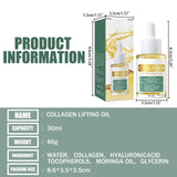 Kollagen-Lifting-Körperöl,Collagen Lifting Body Oil,Beauty Lady Collagen Body Oil,Reduziert feine Linien und Falten,Kollagenöl für Hautstraffung-2PCS