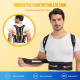 Back Support Belts Posture Corrector Back Brace Improves Posture and Provides For Lower and Upper Back Pain Men and Women -XL