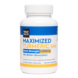 Vibrant Health, Maximized Turmeric 46x, Curcumin Support for Digestion and Pain Management, 60 Capsules
