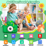 Kids Camera Toy, masterbee Dinosaur Toys Camera for Kids Age 3-12, Christmas/Birthday Gifts for Boys and Girls, 1080P HD Kids Digital Camera, Children Camera Gift for 3 4 5 6 7 8 9 10 11 12 Year Old