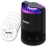 Meet Darkee - The Street Killer for Fruit Flies & Mosquitoes with Auto & Manual Modes, Mighty UV Light | Just Plug in to Catch Gnats in Trap Prison. Use 5 Sticky Bullets to Kill Indoor Pests Wisely.