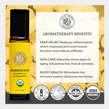 Organic Frankincense Serrata Essential Oil Roll on, 100% Pure USDA Certified Aromatherapy - 10 ml Roller by Silk Road Organic - Always Pure & Organic