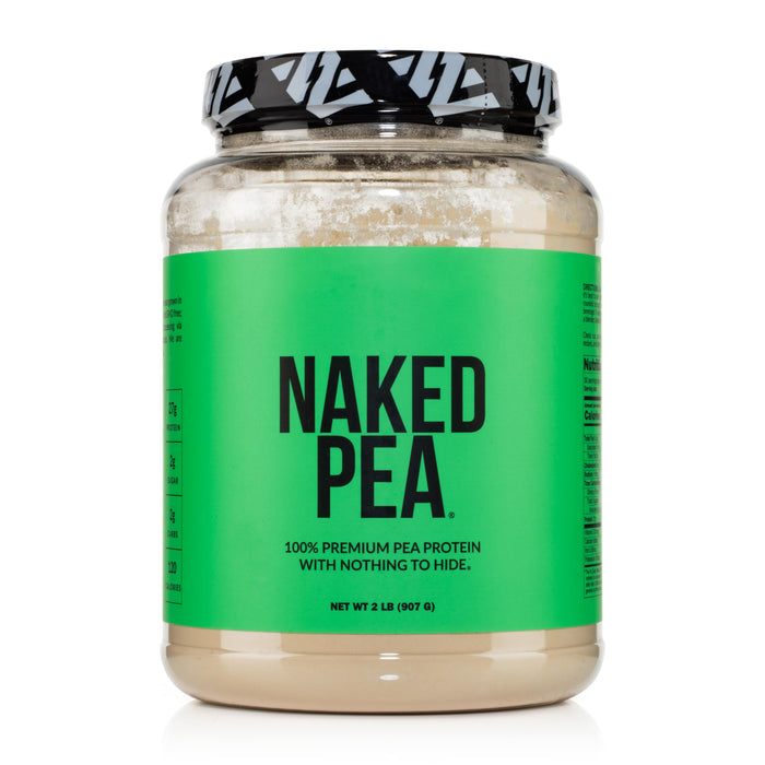 NAKED Pea - 2LB 100% Pea Protein Powder from North American Farms - Unflavored Vegan Pea Protein Isolate - Plant Protein Powder, Easy to Digest - 30 Servings