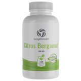 LongLifeNutri Citrus Bergamot Extract Capsules 500mg 120 Count | Made in USA