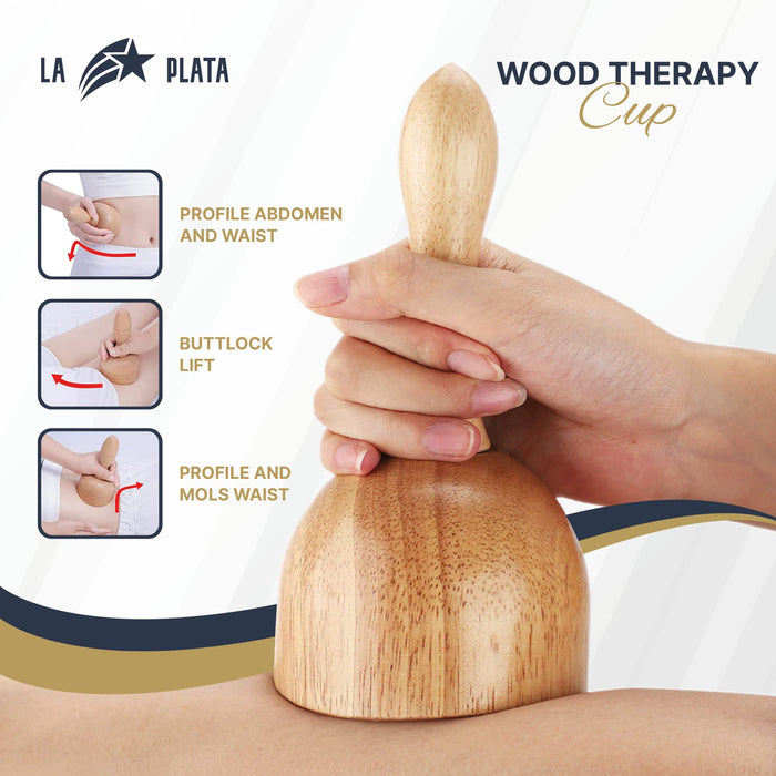 Wood Therapy Massage Tools -Lymphatic Drainage Massage- Maderoterapia Kit - Massage Body Sculpting Tools for Body Sculpting Anti-Cellulite