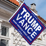 Trump Vance 2024 Flag 3x5 ft Trump JD Vance Flags President Flags MAGA with Brass Grommets Outside Outdoor Tapestry Poster Gift