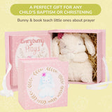 Tickle & Main Everybunny Prays The Praying Musical Bunny, Ideal Baptism & Holiday Gifts for Girls, Babies & Toddlers on Christmas & Thanksgiving (Pink, 7 in)