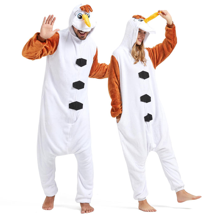 SISKIN Animal Onesie Adult - Halloween Costumes for Women Men Couples Halloween Pajamas Cosplay Animal Onesies L