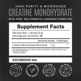 BIRDMAN Micronized Creatine Monohydrate Powder, Muscle Recovery, Caffeine Free, Creatine Pre Workout, Vegan, Post Workout, Gluten Free, Sugar Free | 80 Servings (5 Grams Each) | 0.8lb
