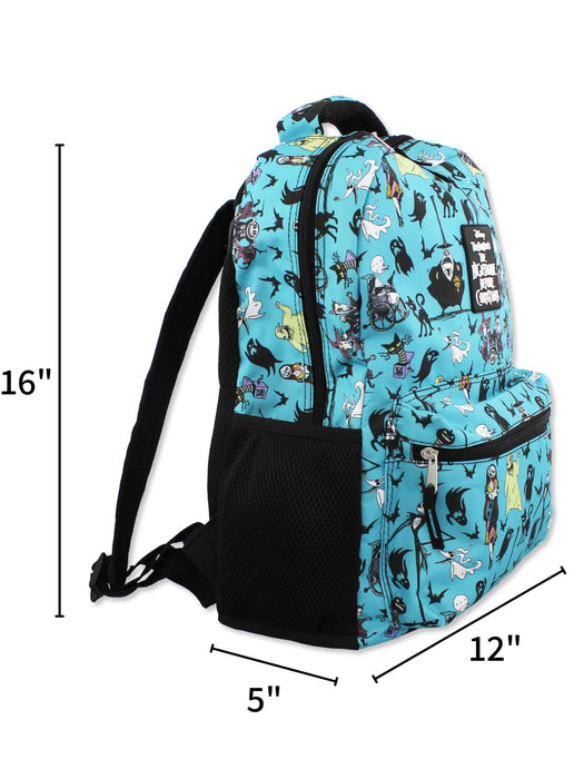 Disney Nightmare Before Christmas Kids 16 Inch School Backpack (One Size, Teal)