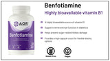 Benfotiamine 80 mg - Nerve Support Supplement - 120 Capsules