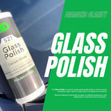 3D Glass Polish - Cerium Oxide Based Polish Helps to Remove Swirls, Scratches, Wiper Marks & Water Spots from Tarnished Car Windows & Glass - Brightens Clarity & Vision 16oz.