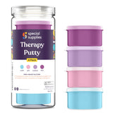 Special Supplies Therapy Putty for Kids and Adults - Resistive Hand Exercise Stress Relief Therapy Putty Kit, Set of 4 Strengths, Three Ounces of Each Putty