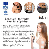 iSTIM Super Soft 2"x2" TENS Unit Electrodes for TENS Massage EMS - 100% JAPANESE GEL (2"X2" - 48 Pieces)